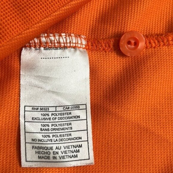 NIKE Men's FitDry OSU Oklahoma State University Cowboys Orange Polo Shirt XL - Picture 11 of 12
